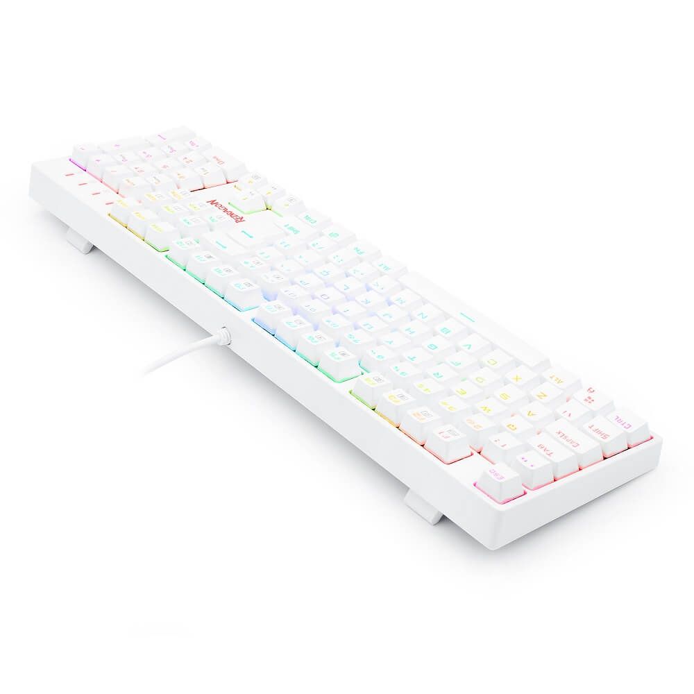 teclado mecânico redragon surara pro Óptico switch blue rgb c/fio branco teclado mecânico redragon surara pro Óptico switch blue rgb c/fio branco