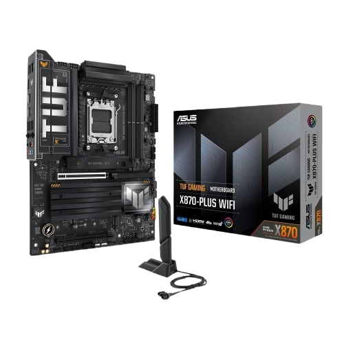 placa mãe asus tuf gaming x870 plus wifi 7 amd am5 4xddr5 chipset x870 atx